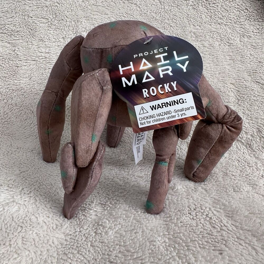 Project Hail Mary Rocky Alien Plush Toy Stuffed Animal New Tags